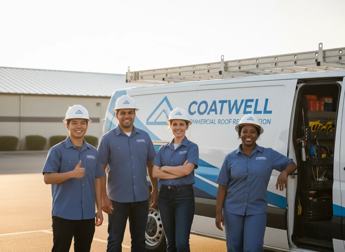 Commercial roof coating company in Lucas, IA